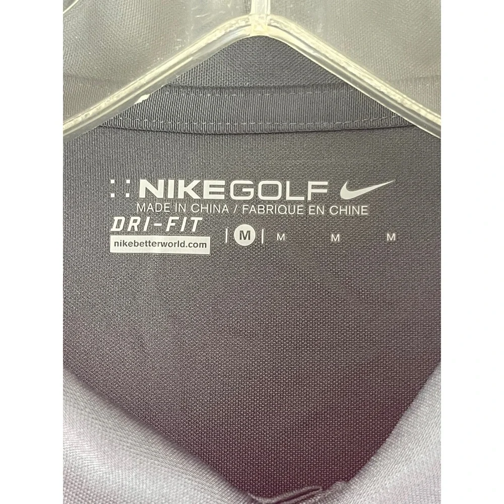 Nike Golf Dri-FIT Polo Shirt Mens Medium Pink Grey‎ Colorblock Special Olympics